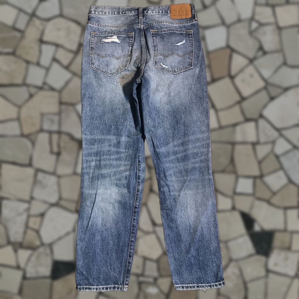 American Eagle Outfitters VINTAGE American Eagle Jeans Taper Relaxed Distressed Denim Blue Mens 30x29.5 (32x29.5) Size US 30 / EU 46 - 1 Thumbnail