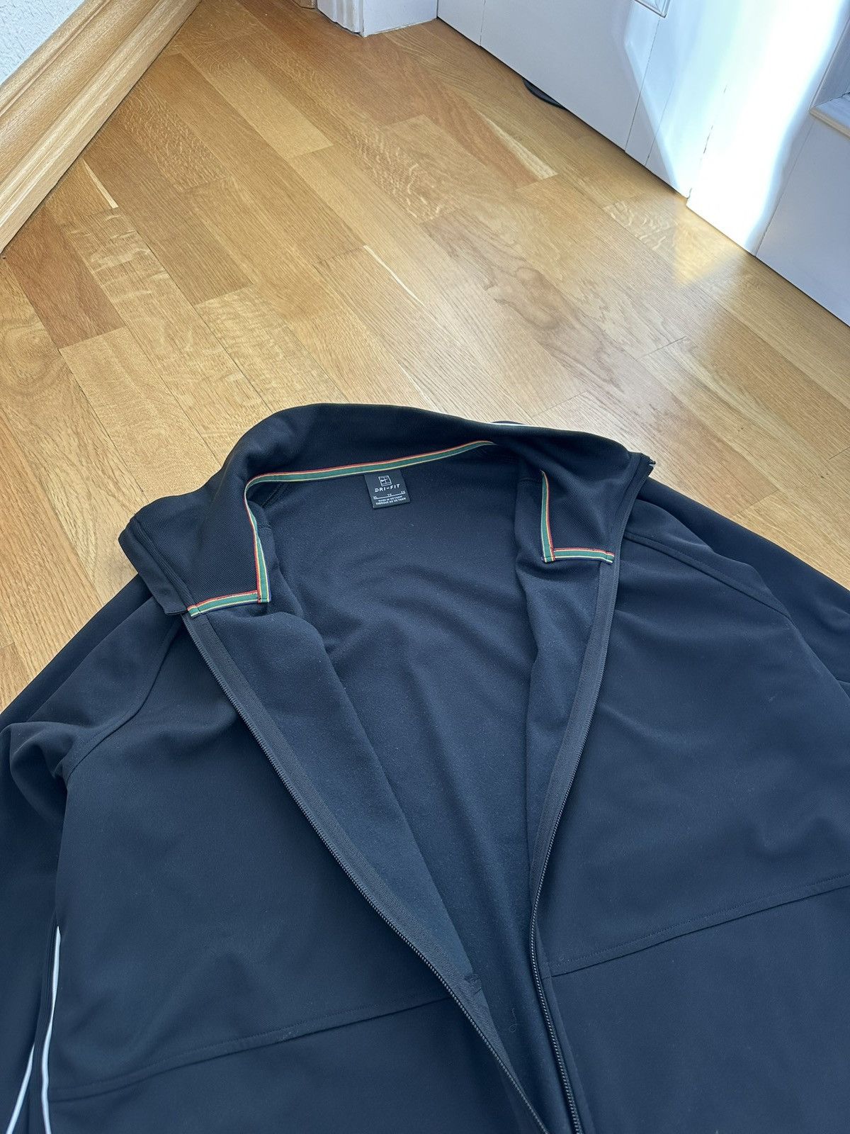 Nike Nike Court Zip Jacket Logo Black Fit Size US XL / EU 56 / 4 - 11 Thumbnail