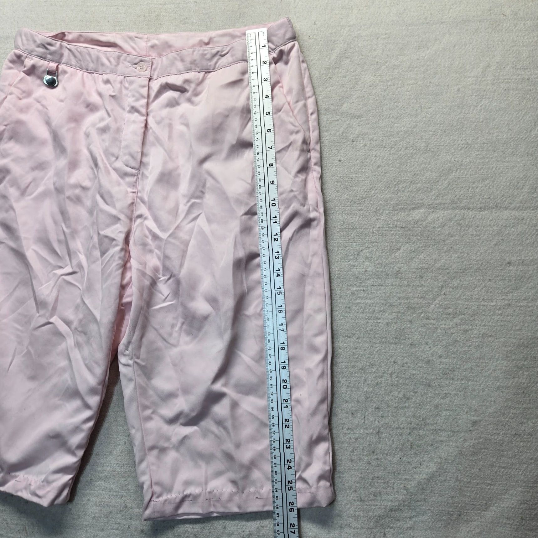 Vintage Allyson Whitmore Golf Shorts Solid Light Pink Knee High Adult Women's Size 14 Size 36" / US 14 / IT 50 - 4 Thumbnail