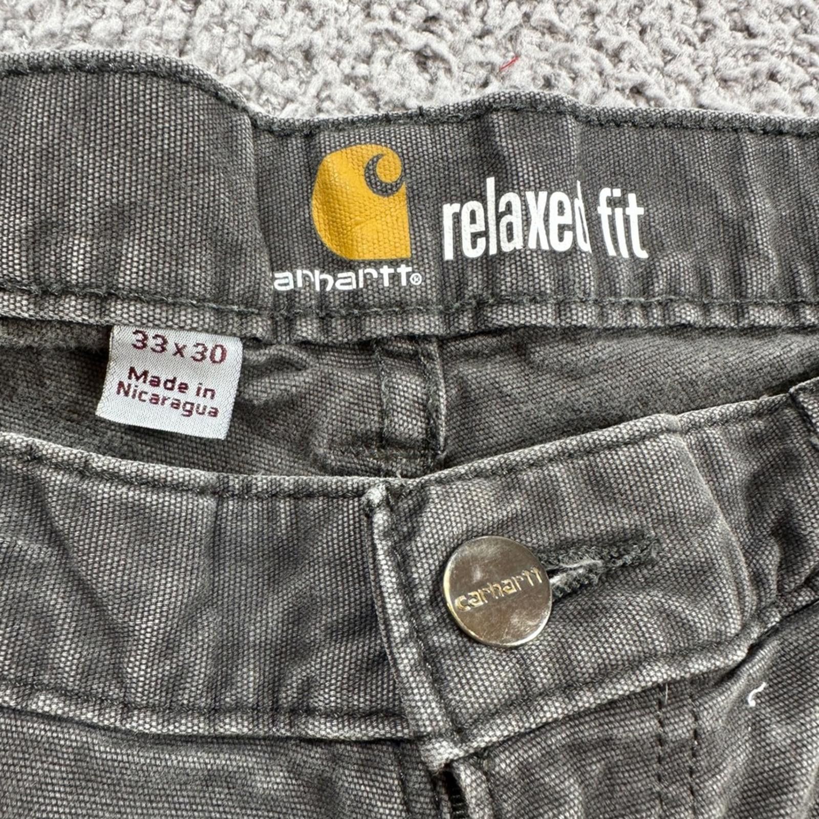 Carhartt Carhartt 102291-306 Relaxed Fit Utility Work Pants Men 33x30 Size US 33 - 5 Thumbnail