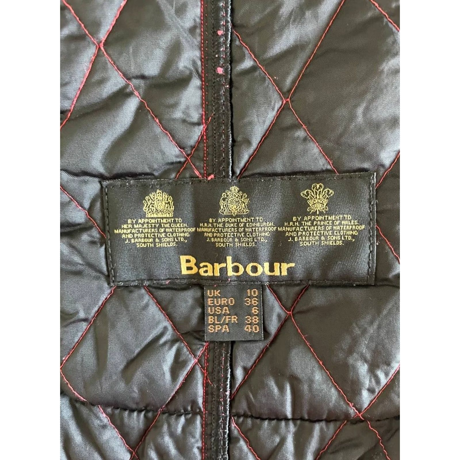Barbour Barbour Parka Jacket Womens Size 6 Red Quilted Polyamide Long Sleeve Button Size M / US 6-8 / IT 42-44 - 3 Thumbnail