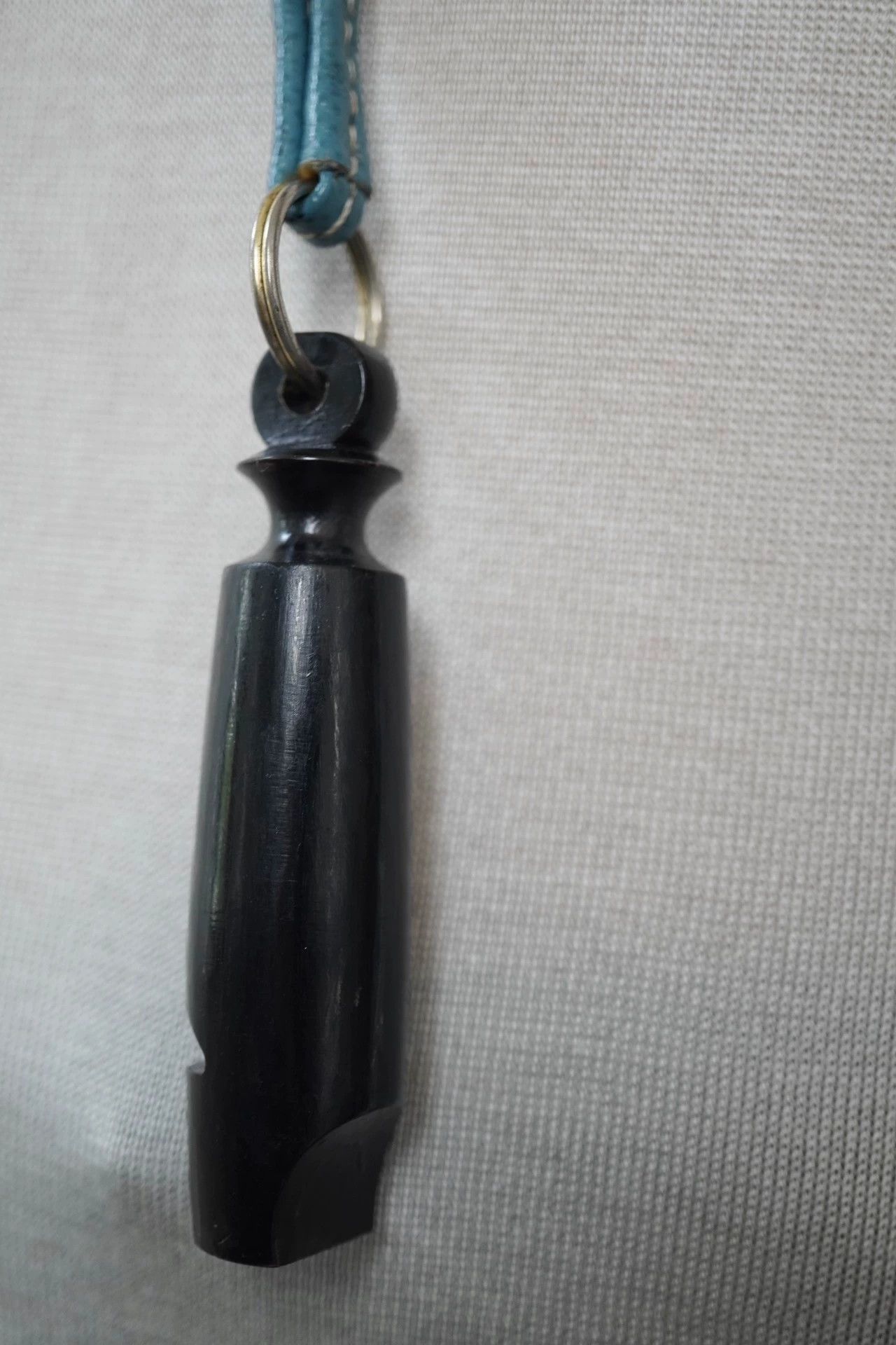 Hermes Hermes 1990s Buffalo Horn Dog Whistle Blue Size ONE SIZE - 5 Thumbnail
