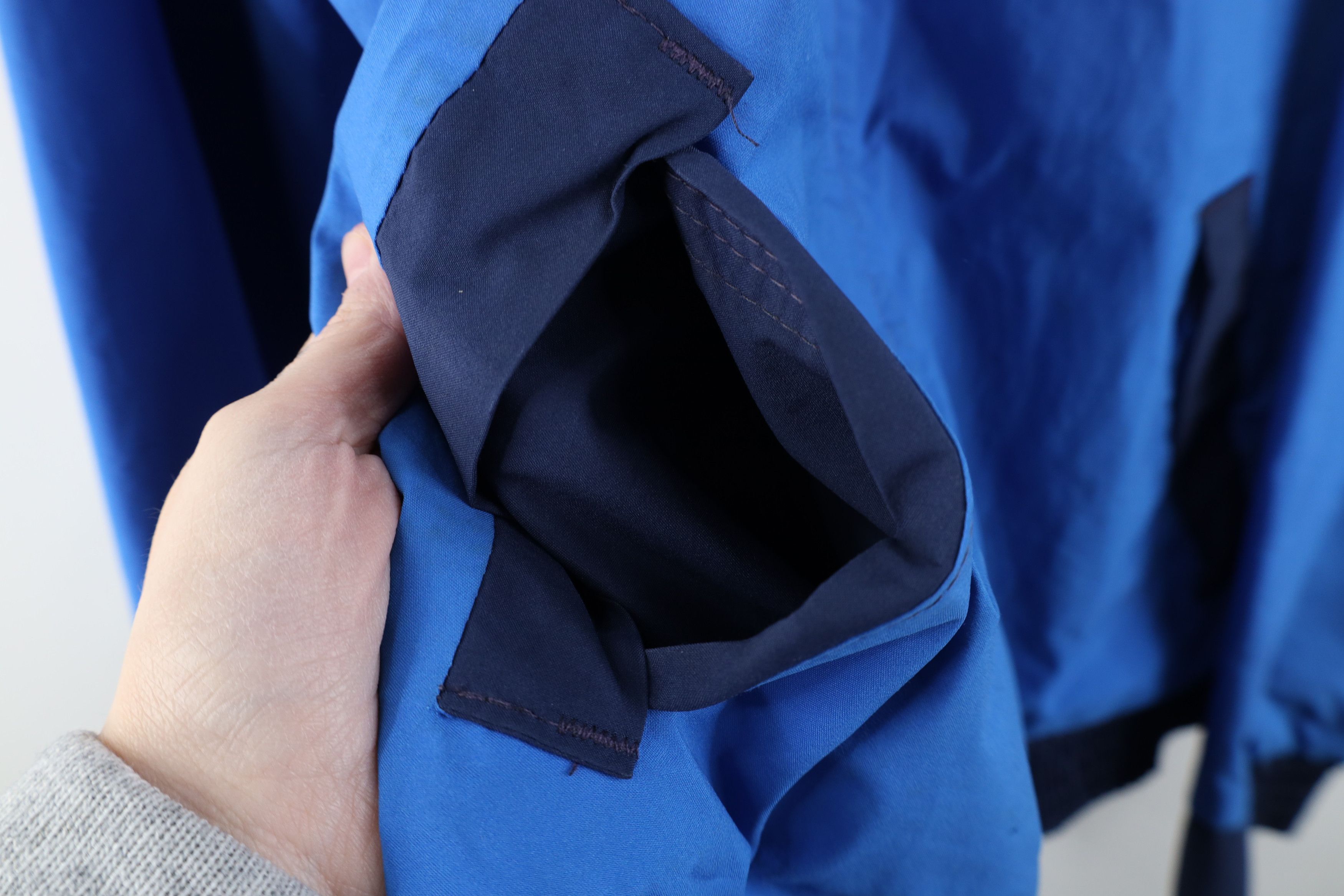 Goretex Vintage 90s Streetwear Goretex Rain Bomber Jacket Blue USA Size US M / EU 48-50 / 2 - 6 Thumbnail