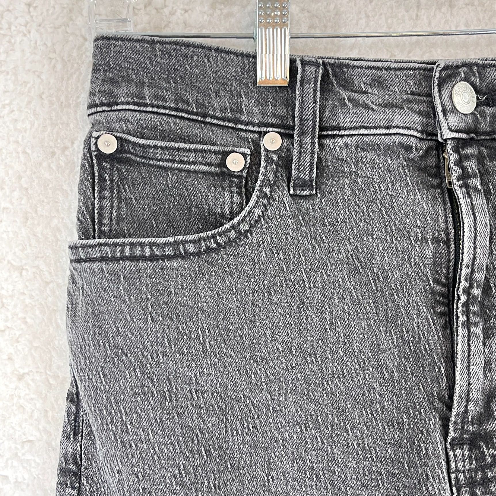 Madewell Madewell Black Denim The Perfect Vintage Jeans Womens High-Rise Casual Size 27 Size 27" / US 4 / IT 40 - 4 Thumbnail