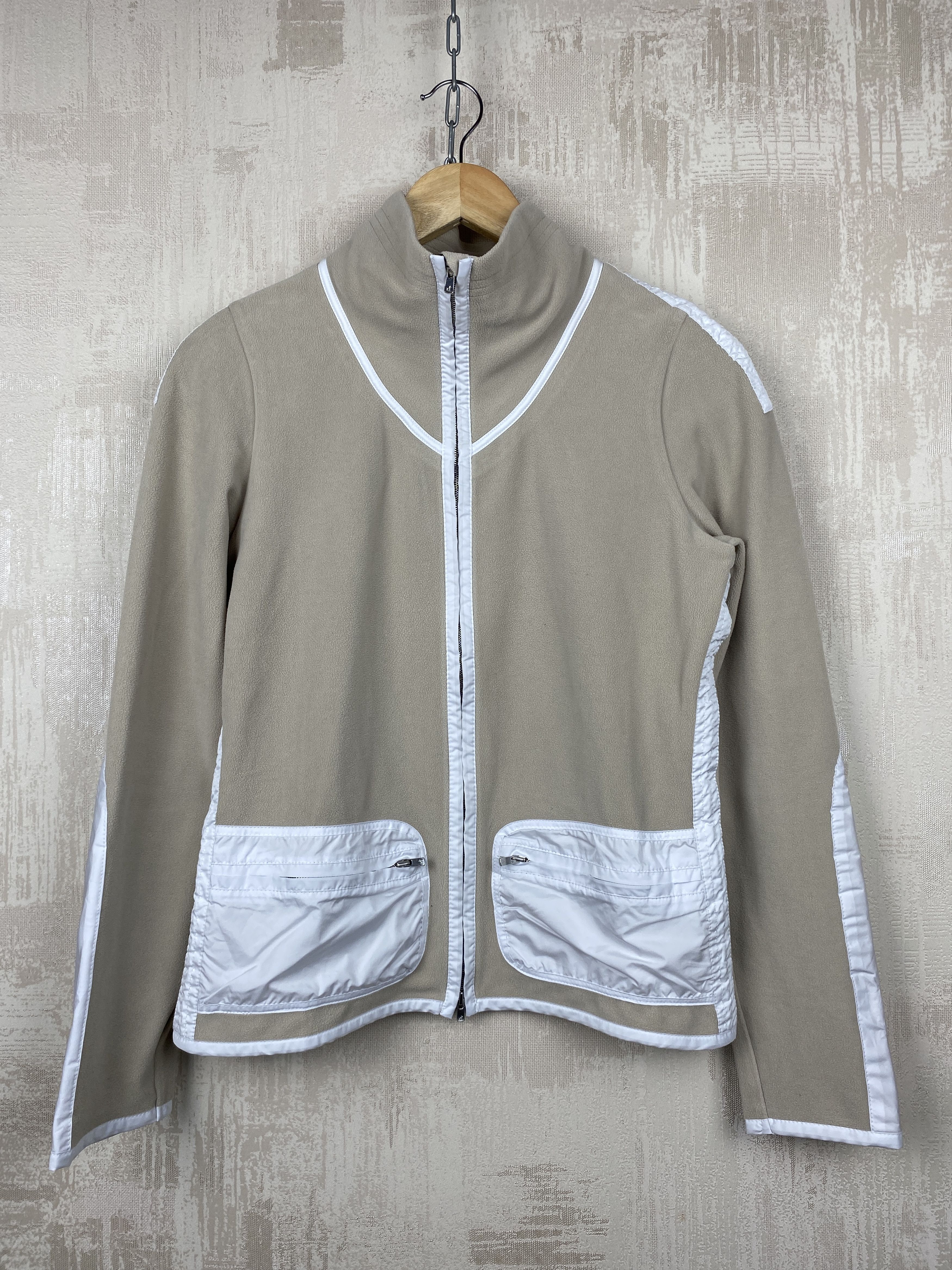 Frauenschuh Frauenschuh Beige Fleece Full Zip Jacket Made in Austria Size M / US 6-8 / IT 42-44 - 4 Thumbnail