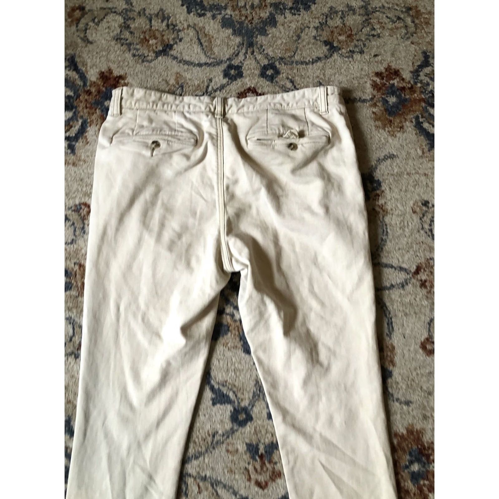 Polo Ralph Lauren Polo Ralph Lauren Chino Pants Mens 34x34 Tan Stretch Slim Fit Straight Size US S / EU 44-46 / 1 - 7 Thumbnail