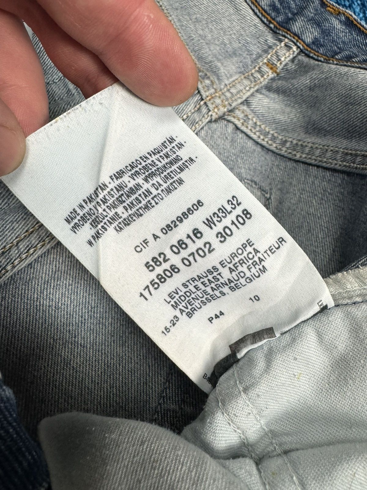 Levi's × Levi's Vintage Clothing × Vintage VINTAGE LEVIS JEANS 582 W33 L32 90s Size US 33 - 18 Thumbnail
