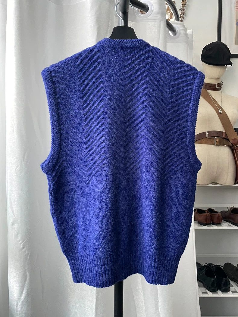 Issey Miyake Issey Miyake size os Blue-and-purple blended sweater vest Size US M / EU 48-50 / 2 - 2 Thumbnail