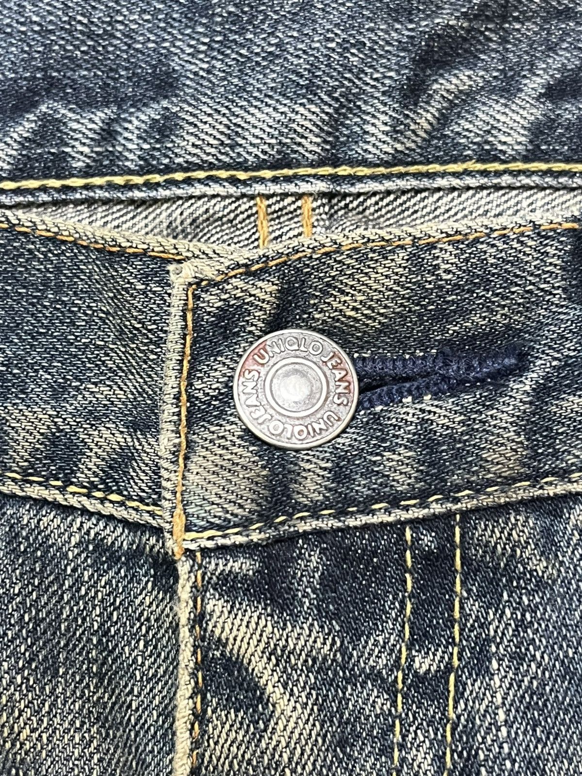 Uniqlo Vintage Uniqlo S-003 Mudwash Faded Distressed Denim Size US 31 - 8 Thumbnail
