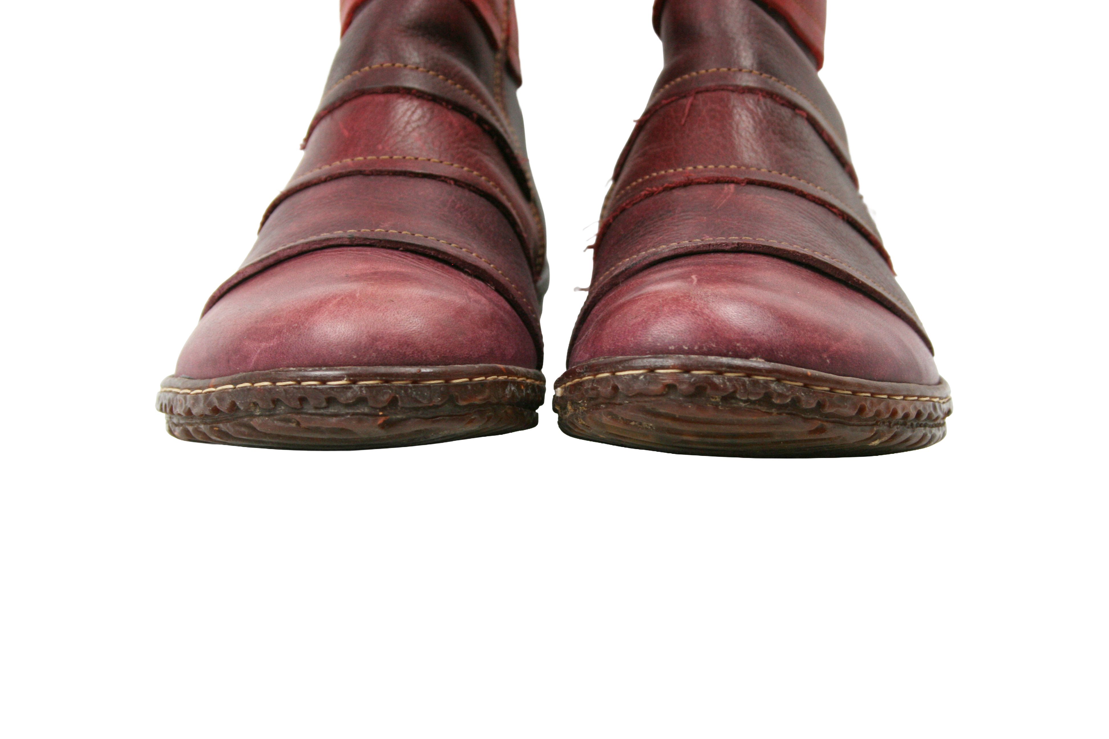 Japanese Brand El Naturalista 00S Goblin Multilayered Leather Y2K Boots Size US 9 / IT 39 - 4 Thumbnail