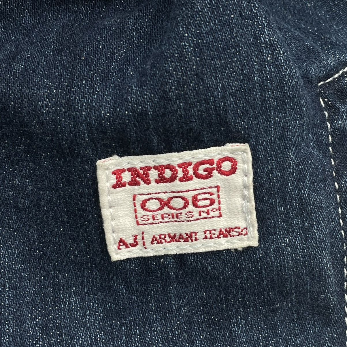 Armani × Vintage Armani Jeans denim jacket with patches indigo 006 style Size L / US 10 / IT 46 - 12 Thumbnail