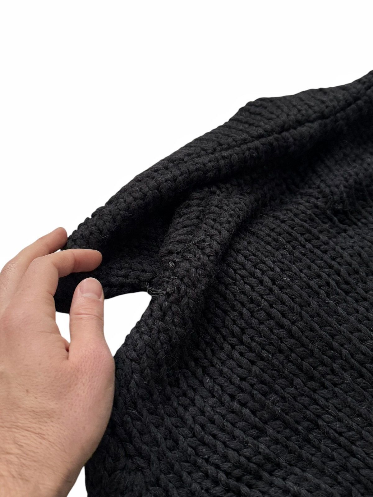 Greg Lauren 2012 OG “The Chunky Loner” Knitter Jacket (Cashmere Alpaca) Size US XS / EU 42 / 0 - 9 Thumbnail