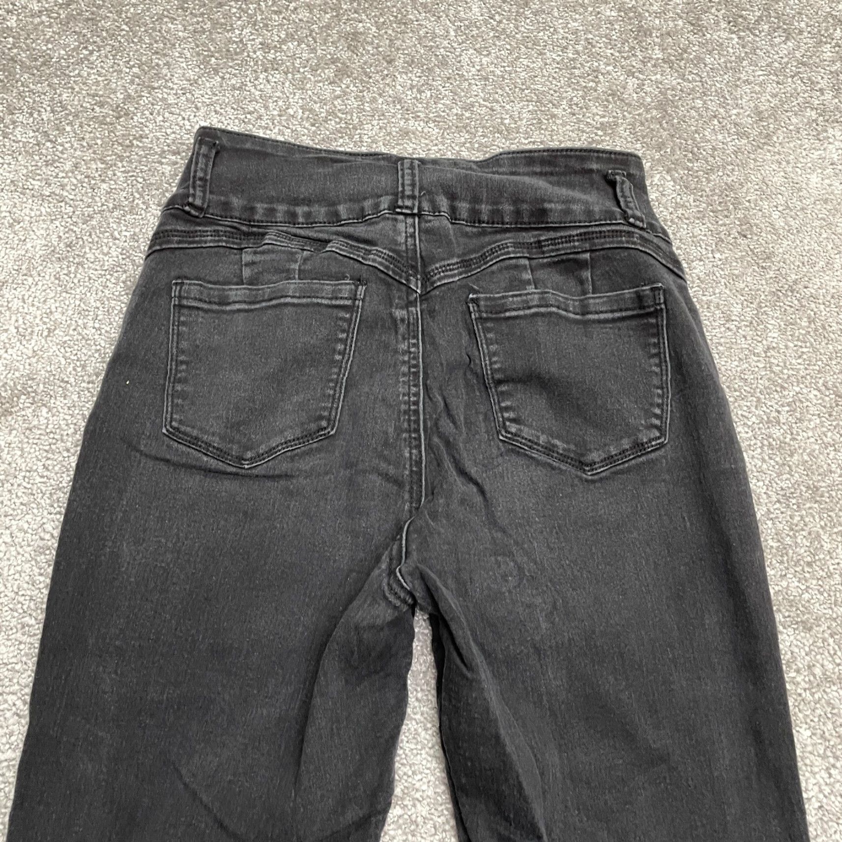 Vintage T&Y Jeans Jegging 78 Skinny High Rise Dark Wash Black 26x27 Juniors Womens City Modern 5-Pocket Size 28" / US 6 / IT 42 - 4 Thumbnail