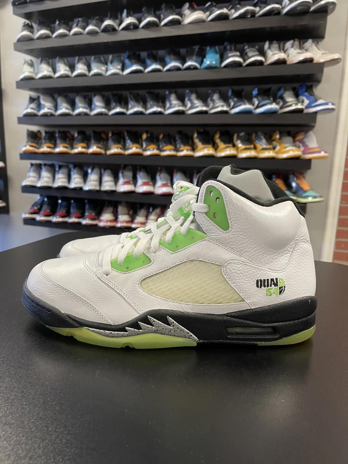 Jordan Brand Size 12 - Nike Air Jordan 5 Retro Q54 Quai 54 White “2011” Size US 12 / EU 45 - 3 Thumbnail