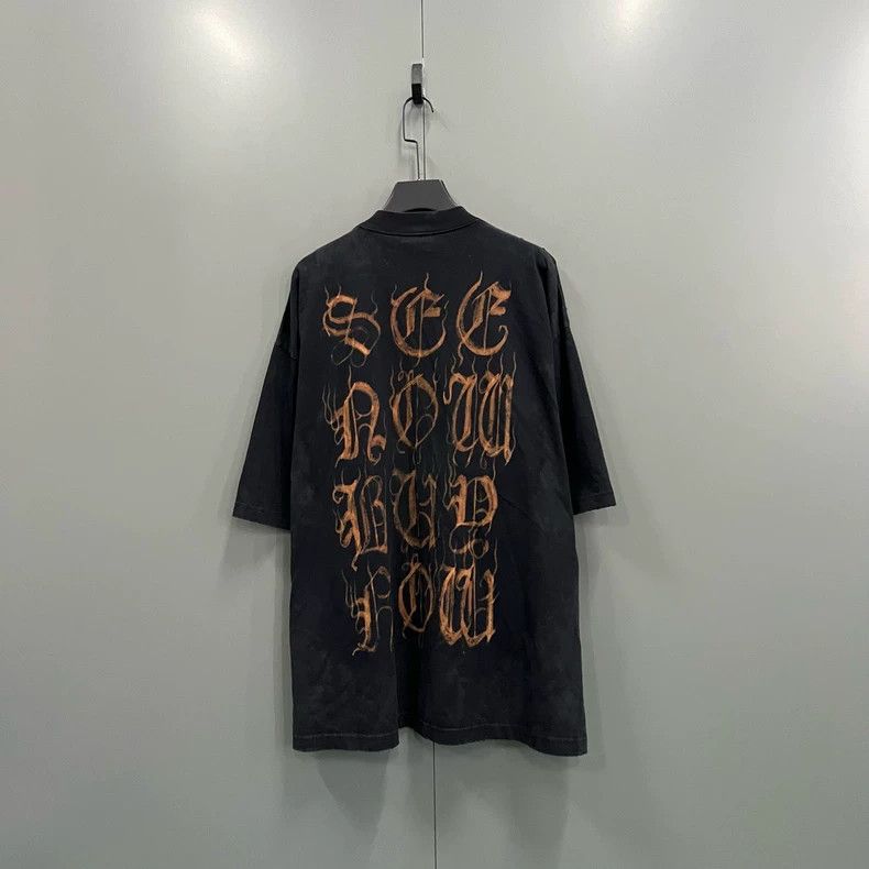 Balenciaga Balenciaga Abstract logo letter pattern printed short slee Size US M / EU 48-50 / 2 - 2 Thumbnail