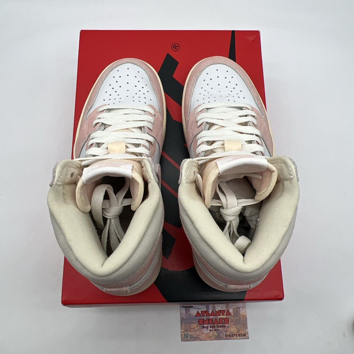 Nike Wmns air Jordan 1 high washed pink Size US 7 / EU 40 - 7 Thumbnail