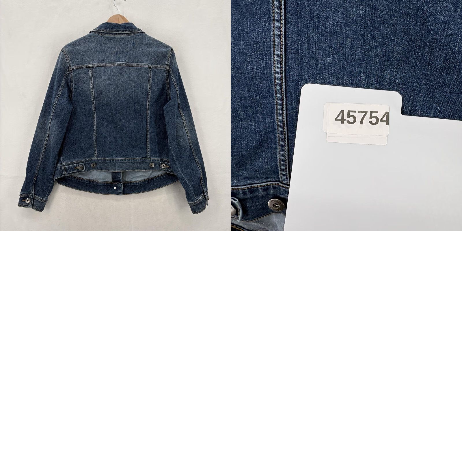 Torrid Torrid Jacket Womens Blue Denim Jean Trucker Stretch Button Front Plus Size 1X Size 40" / US 18 - 9 Thumbnail