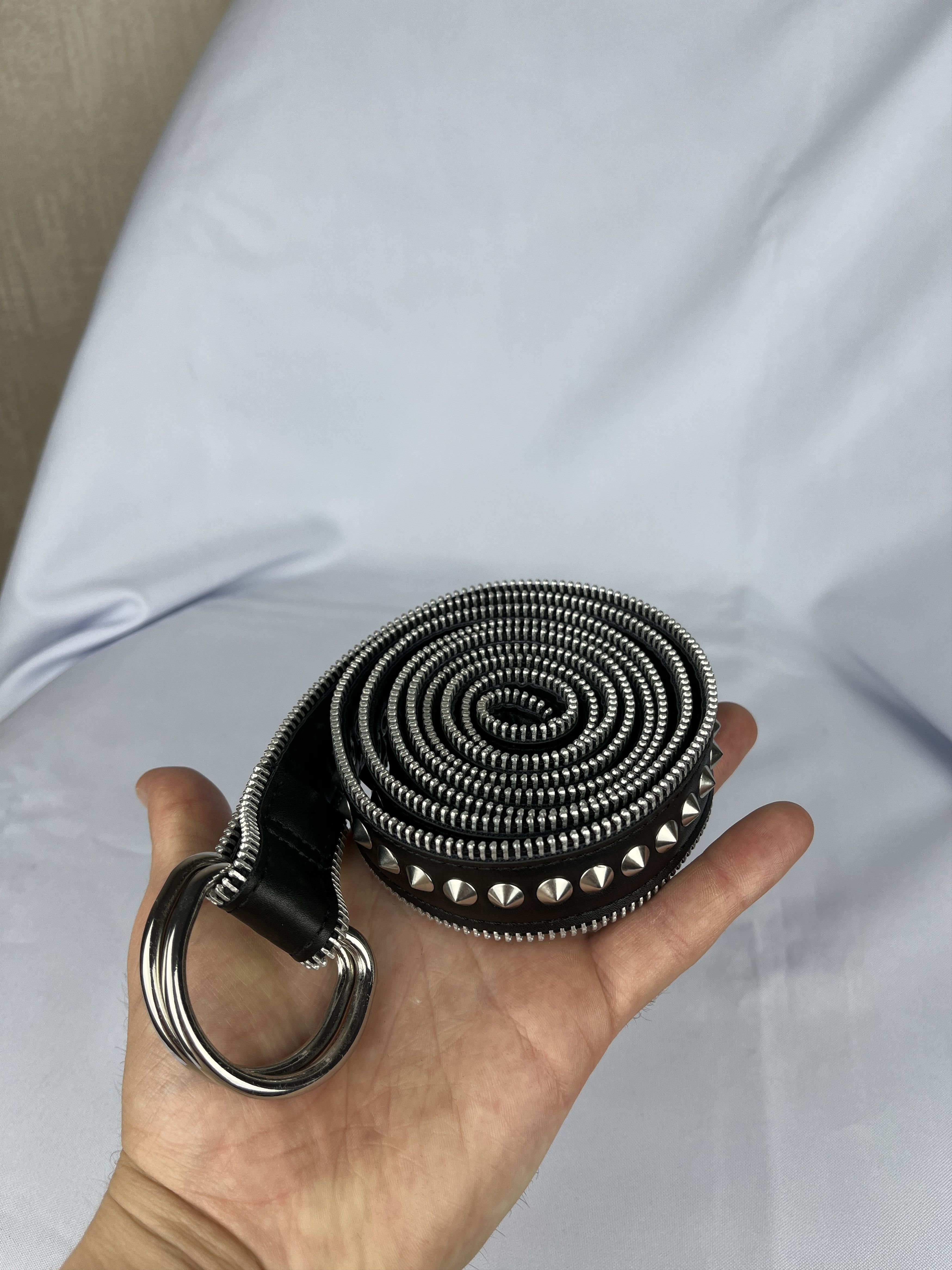 Other Avant Garde Eco Leather Belt Crust Punk Metal Rock Size ONE SIZE - 5 Thumbnail