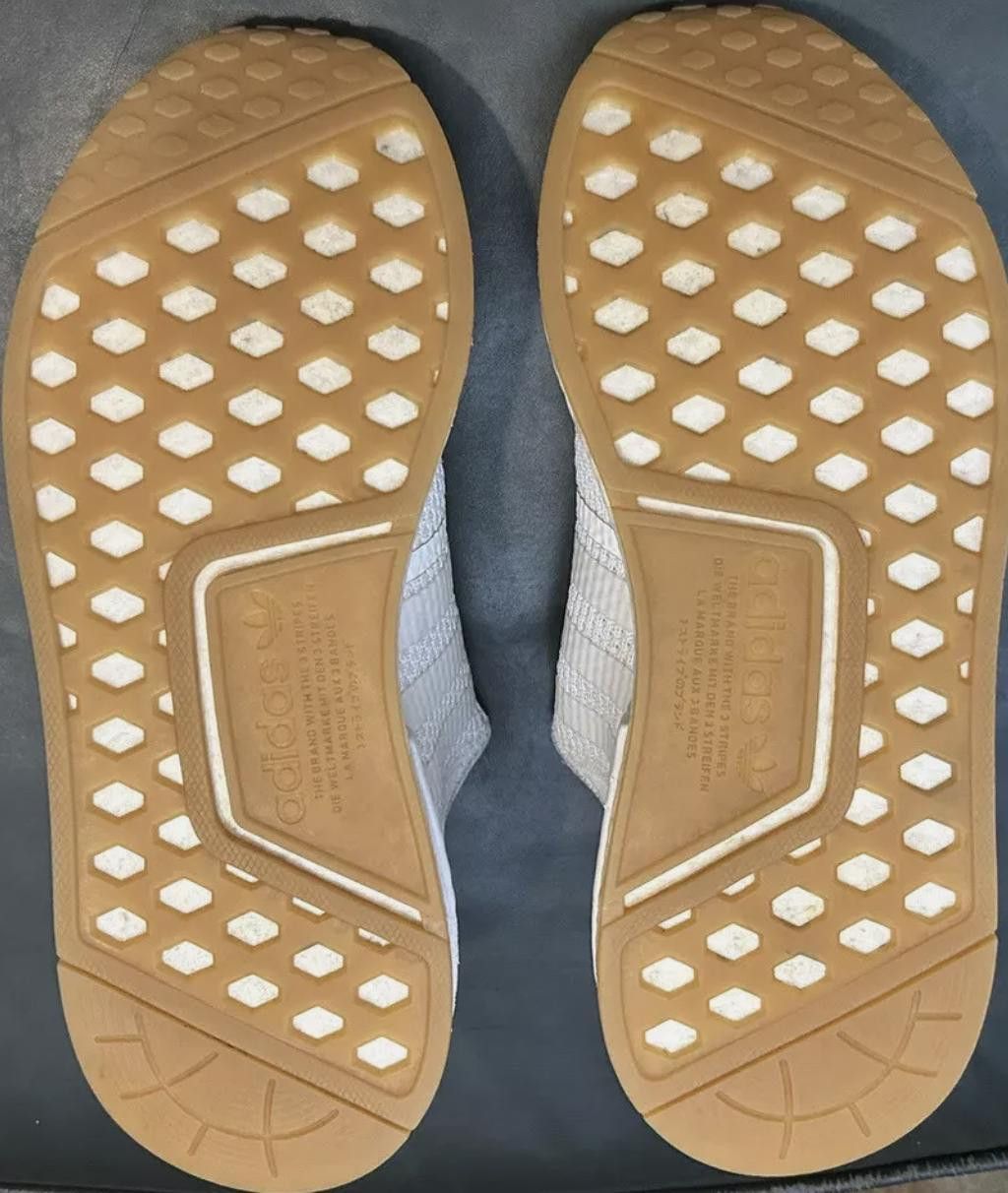 Adidas Originals Men's NMD_R1 D96635 White White Gum - Sz 9