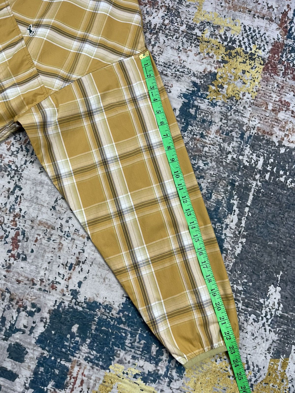 Towncraft Town Craft Snap Button Yellow Lemon Check Pullover Shirt Size US L / EU 52-54 / 3 - 12 Thumbnail