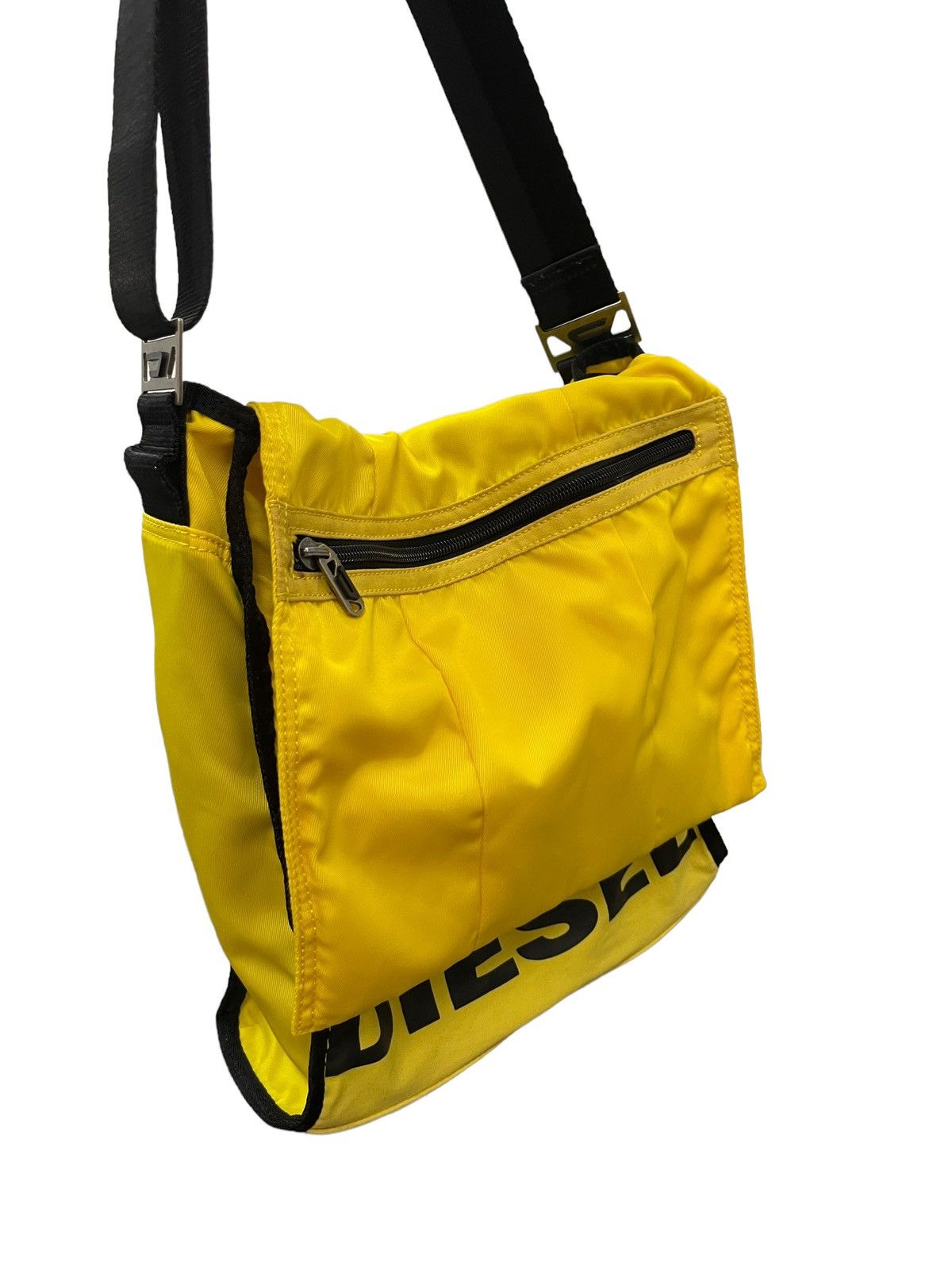 Diesel Messenger Diesel Spell Out Sling Bag 1🟩 Size ONE SIZE - 2 Thumbnail