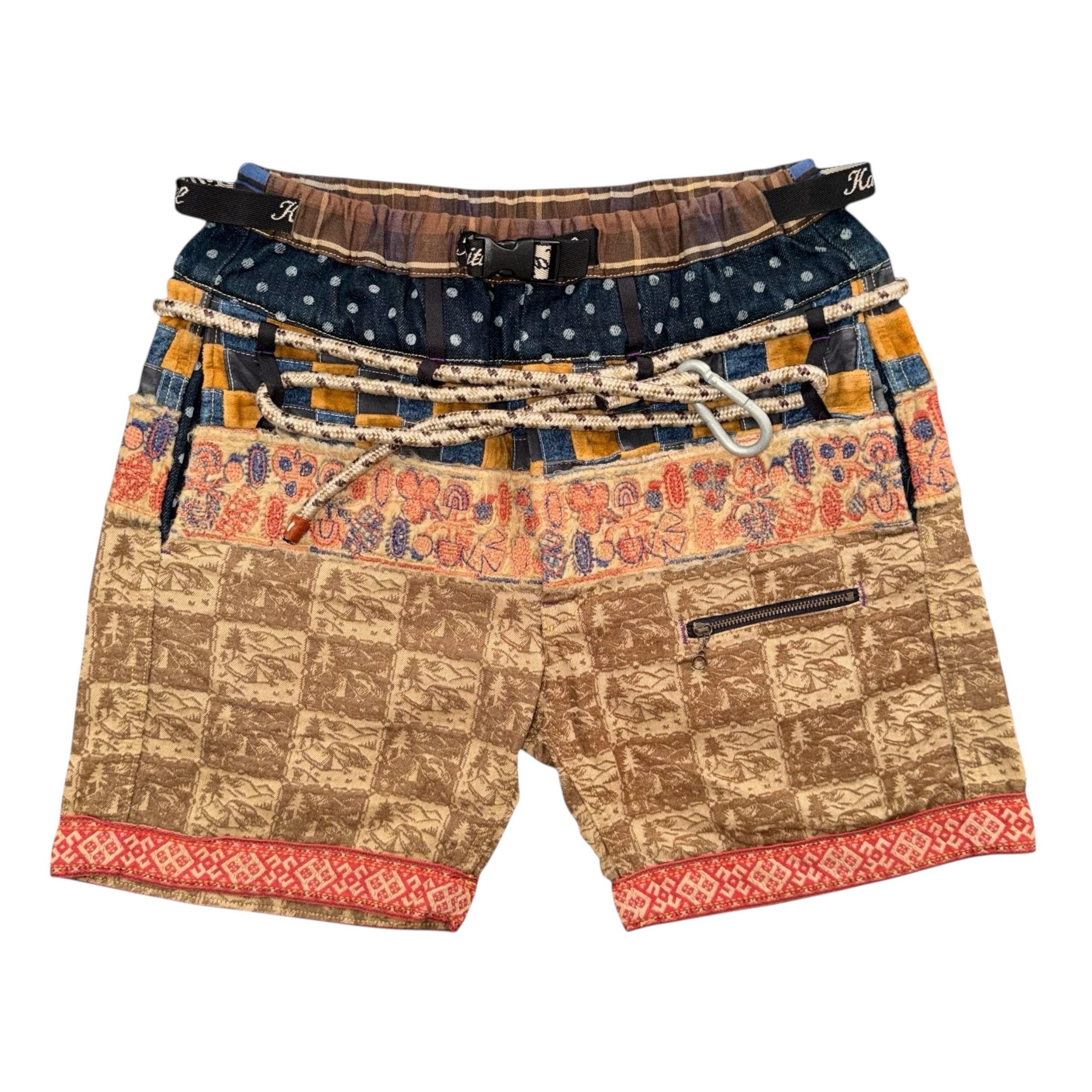 KAPITAL SHORTS WITH NYLON BELT