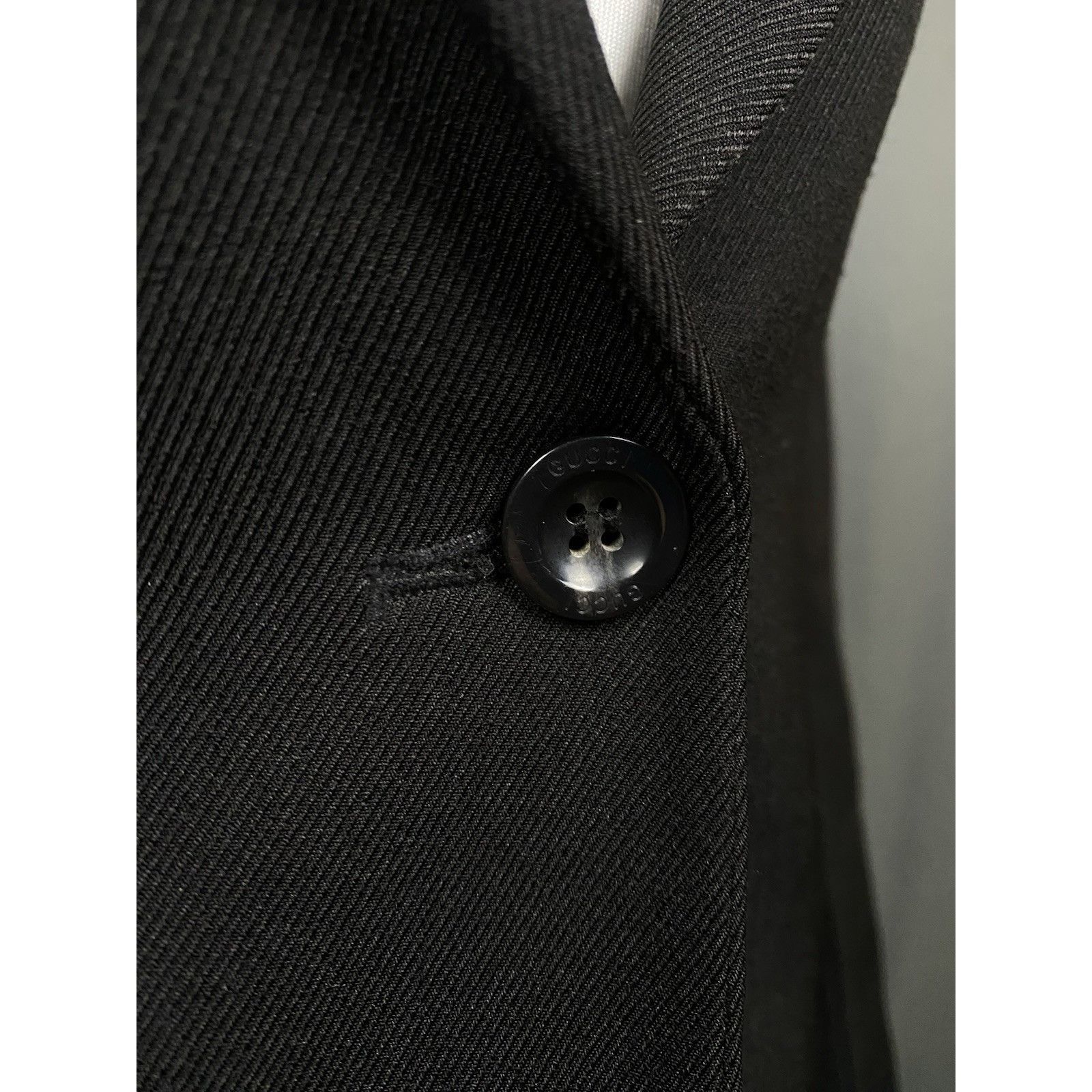 Gucci Gucci Vintage Silk Women's Black Wool Blazer Jacket Size 2 Size XS / US 0-2 / IT 36-38 - 8 Thumbnail