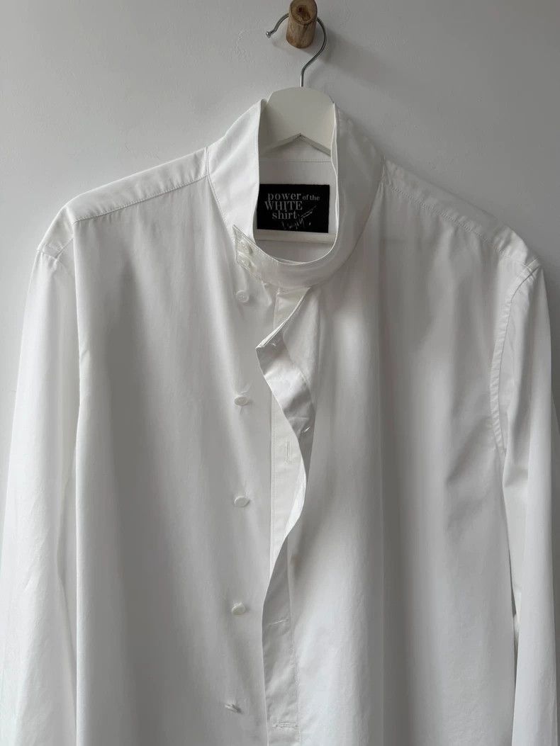 Yohji Yamamoto Yohji Yamamoto Yohji Yamamoto Deconstructed White Shirt 20 Size US M / EU 48-50 / 2 - 8 Thumbnail