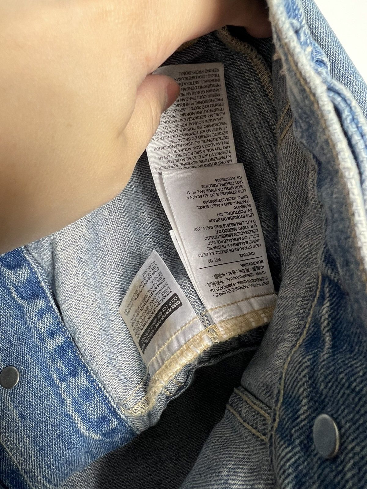 Levi's × Levi's Vintage Clothing Jeans Jacket Levi’s baby blue women Size S / US 4 / IT 40 - 5 Thumbnail