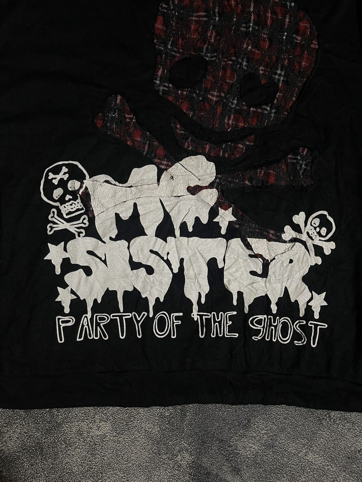 Hysteric Glamour × If Six Was Nine × Le Grande Bleu (L.G.B.) Y2K Mcsister Grunge Rock Punk Poem Longsleeve Size M / US 6-8 / IT 42-44 - 4 Thumbnail