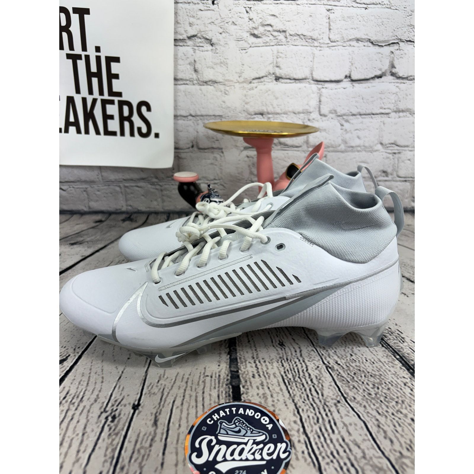 Nike Nike Vapor Edge Pro 360 2 Football Cleats Mens 15 White NEW Size US 15 / EU 48 - 3 Thumbnail