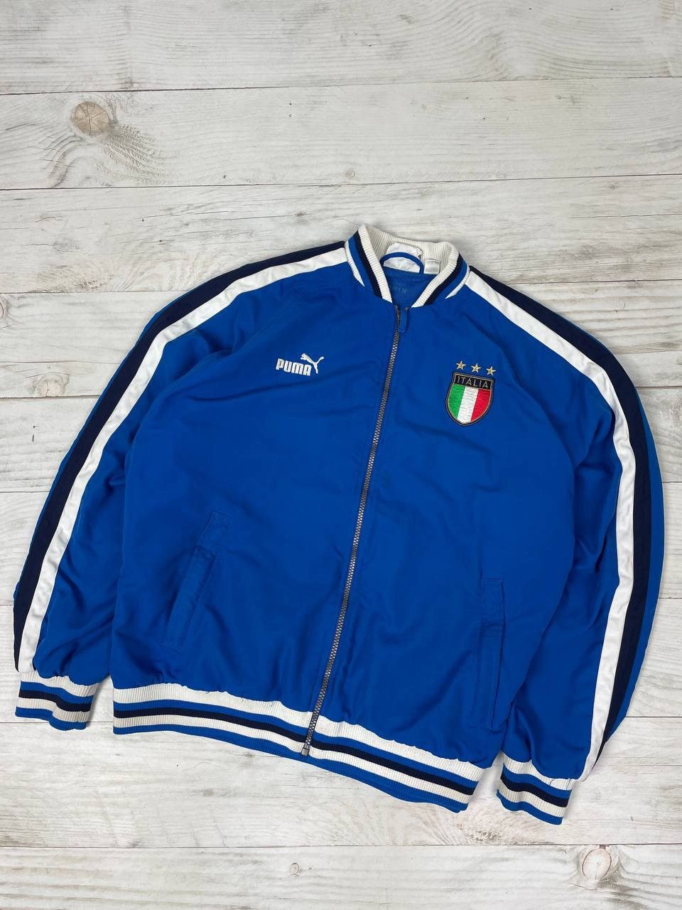 Vintage Puma Italia 2003 2004 Soccer Track Jacket Football