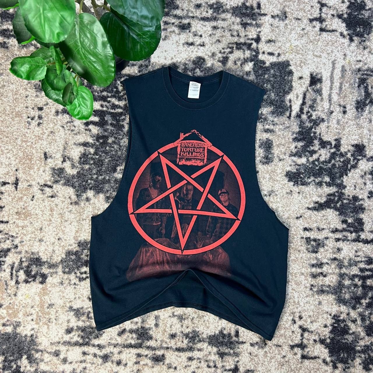 Band Tees Basement Torture Killings Vintage Y2K Rock Band Tank Top Size US XL / EU 56 / 4 - 1 Thumbnail