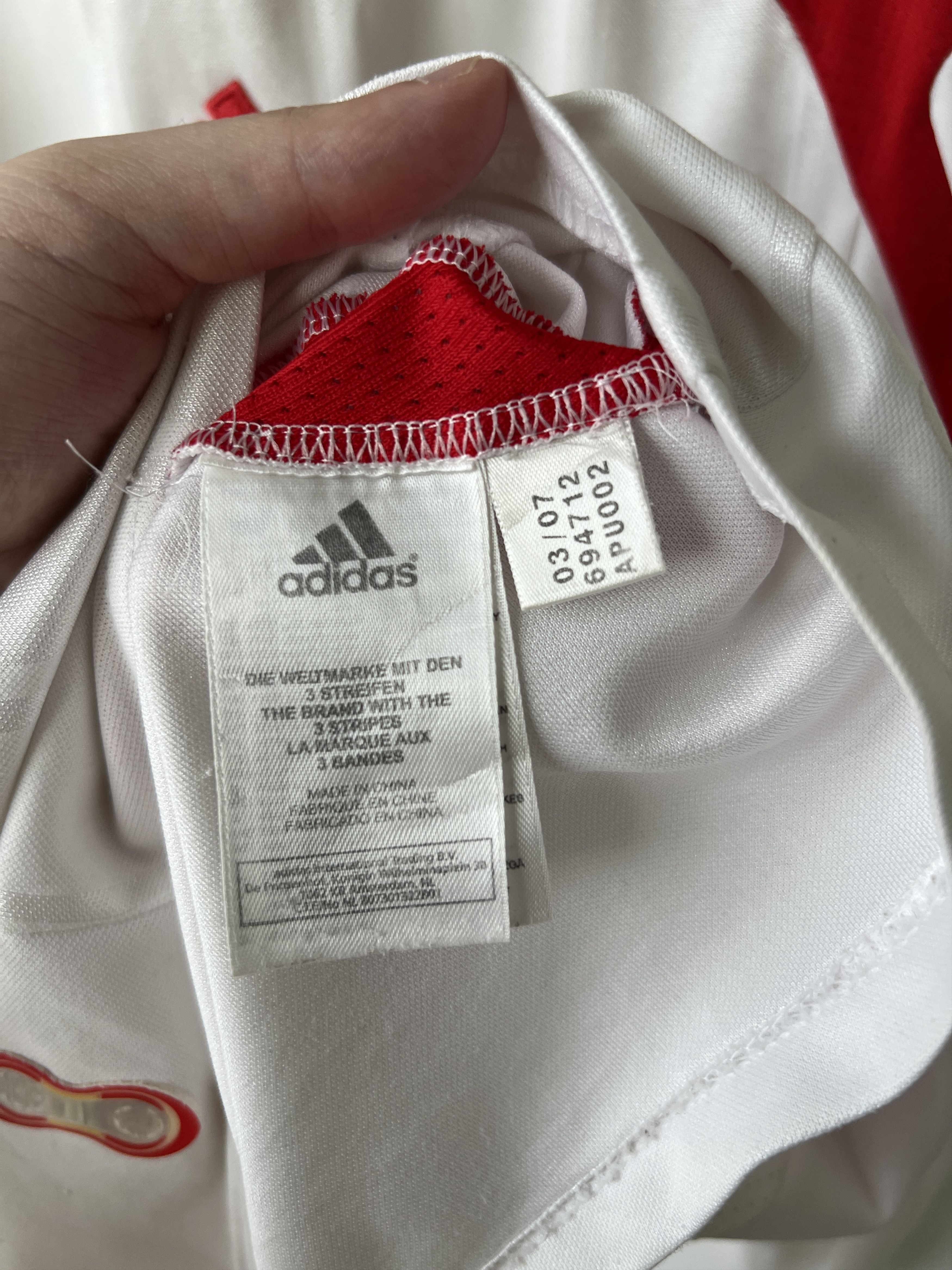 Adidas (M fits L) Liverpool 2007-08 Away Long Sleeve Kit Alonso #14 Size US L / EU 52-54 / 3 - 4 Thumbnail