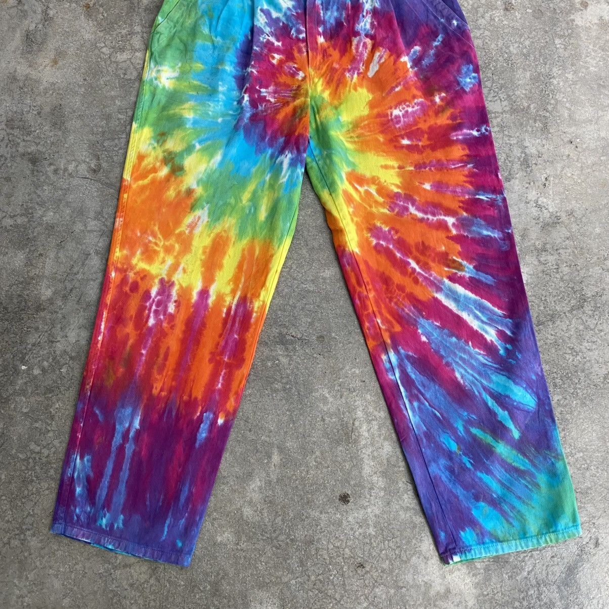 L.L. Bean Vintage 1980’s LL Bean Psychedelic Pleated Wide Pants Size US 34 / EU 50 - 5 Thumbnail
