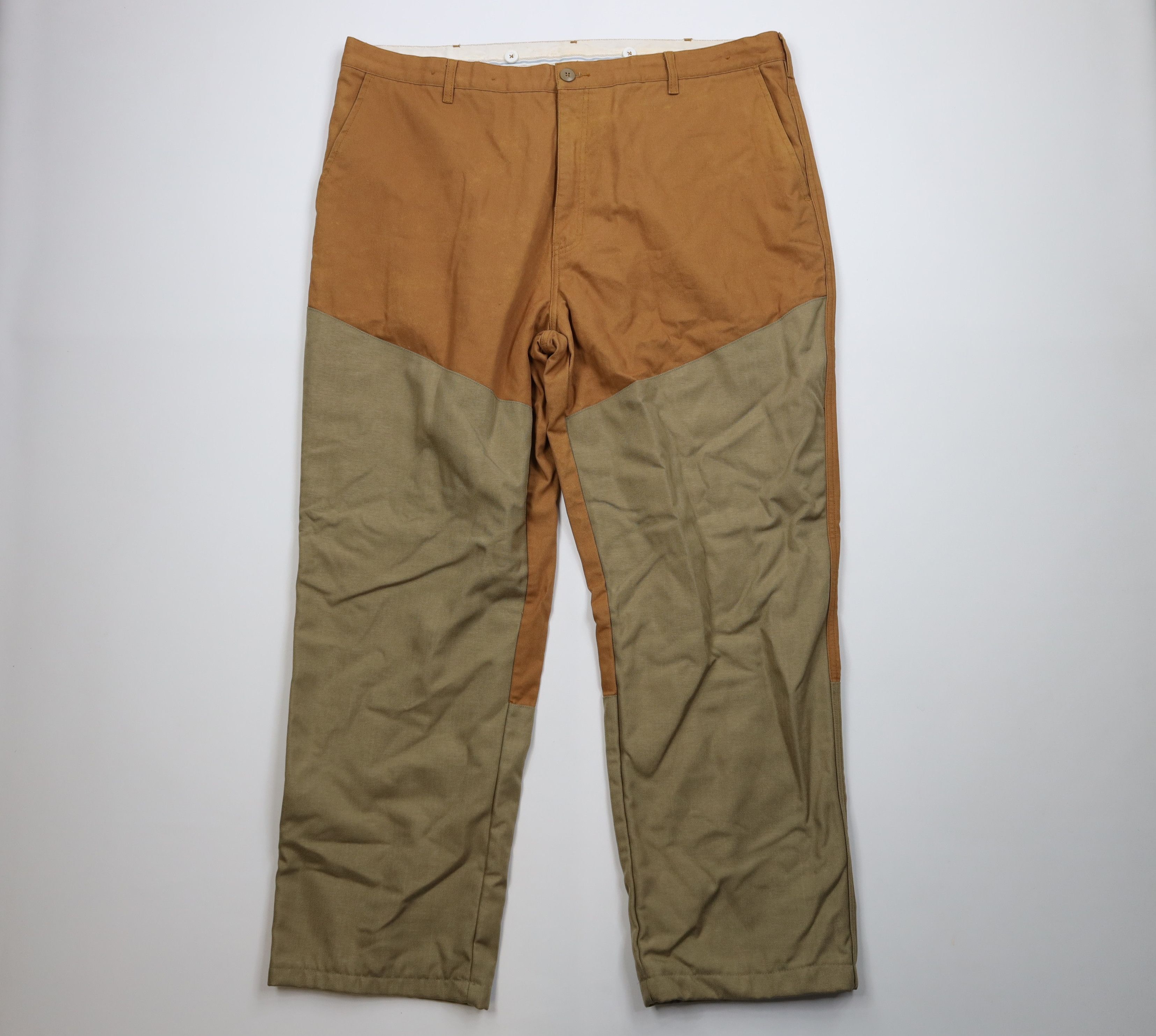 Cabelas Vintage 90s Cabelas Cloth Lined Hunting Field Brush Pants Size US 44 / EU 60 - 1 Thumbnail