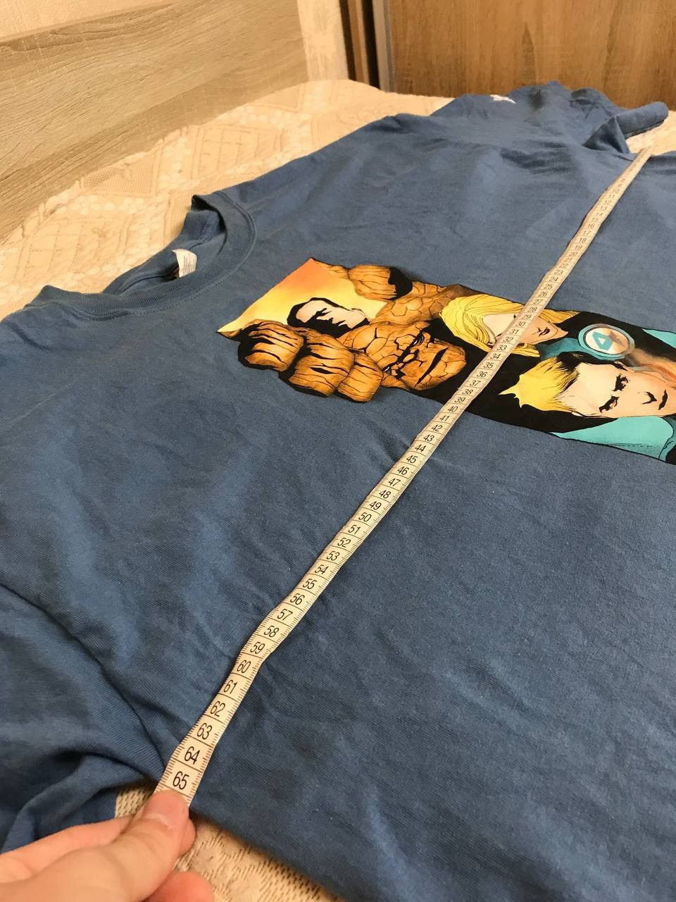 Marvel Comics 🔥 2005 Fantastic Four 4 Marvel Comics Movie T Shirt DC Film Size US XXL / EU 58 / 5 - 16 Thumbnail