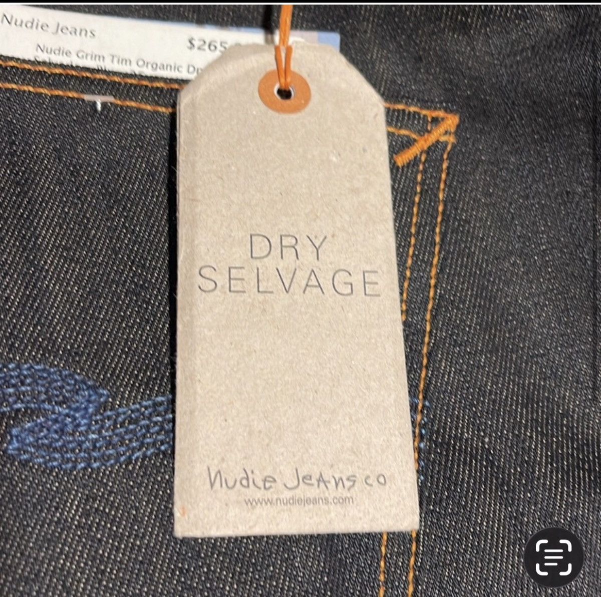 Nudie Jeans Nudie grim tim organic dry brown selvage Size US 36 / EU 52 - 2 Thumbnail