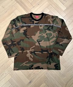 Supreme Supreme Tape Stripe L/S Pique Top | Grailed