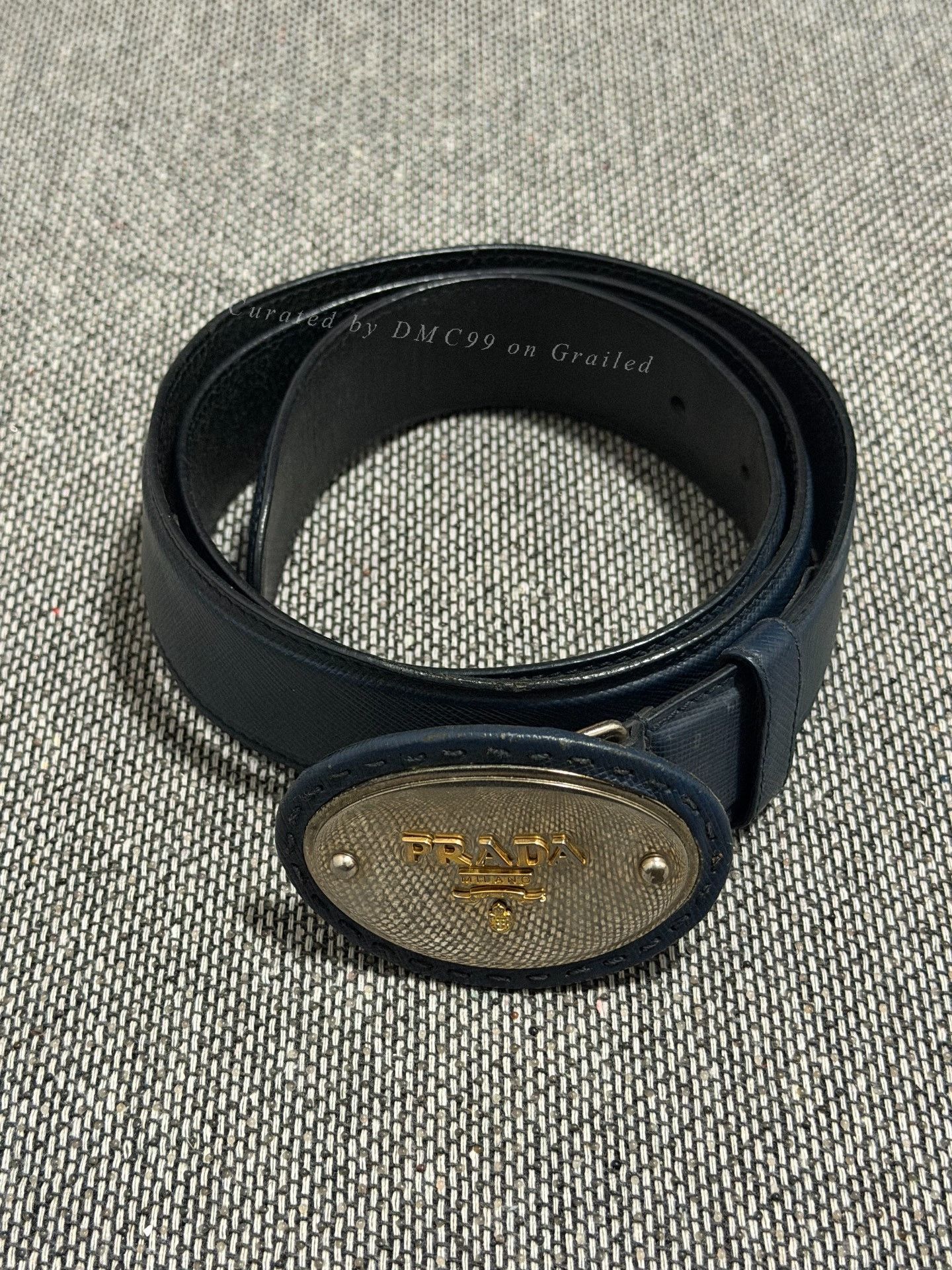 Vintage Vintage Prada Mirror Belt Size ONE SIZE - 1 Thumbnail