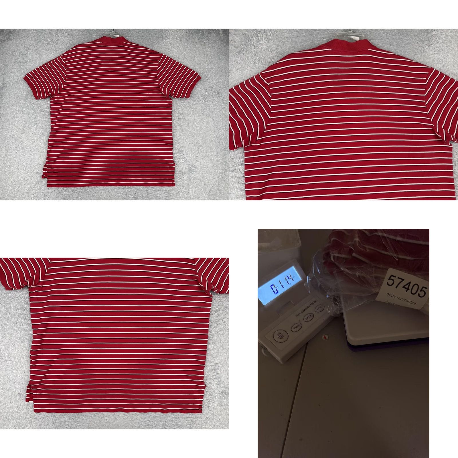 Polo Ralph Lauren VINTAGE Polo Ralph Lauren Polo Shirt Mens XL Red Striped Cotton Logo Casual Size US XL / EU 56 / 4 - 9 Thumbnail