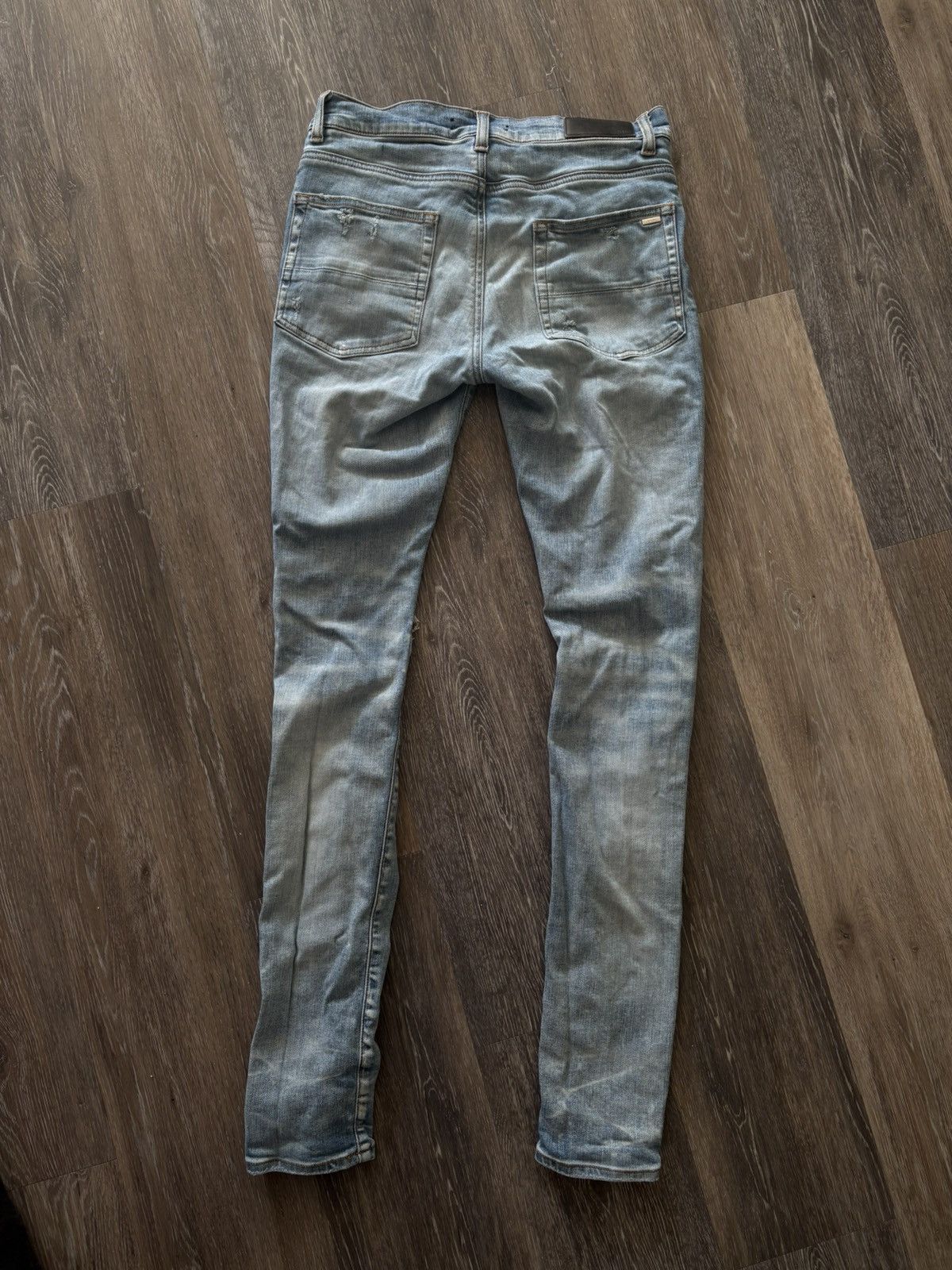 Amiri AMIRI logo applique jeans ‘Clay Indigo’ Size US 30 / EU 46 - 3 Thumbnail