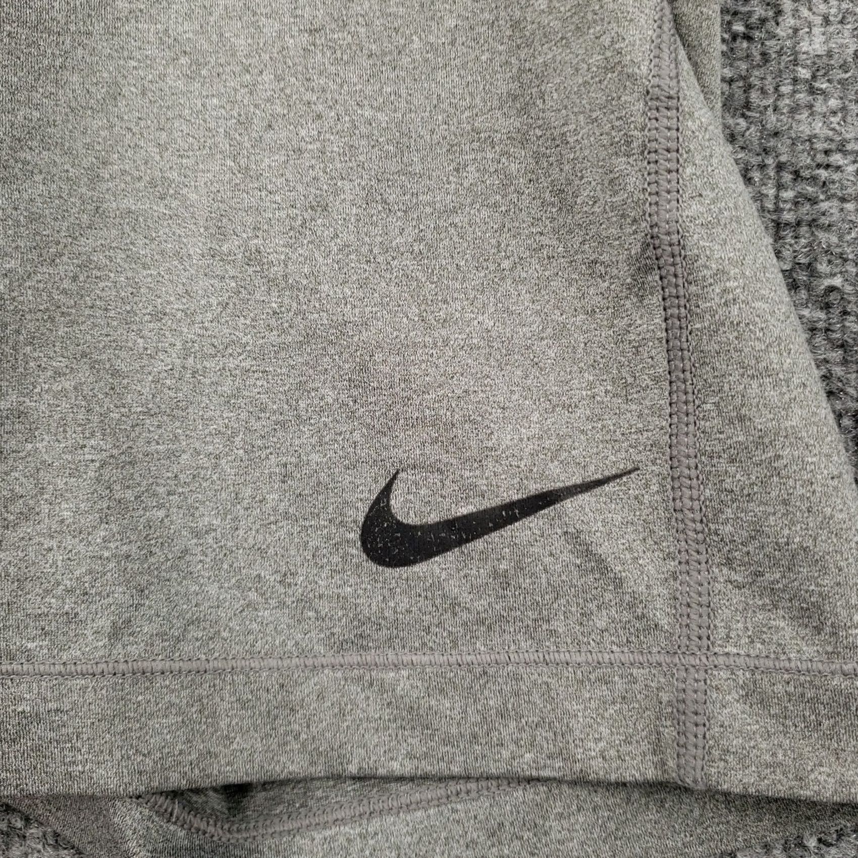 Nike Nike Pro Shorts Womens S Gray Compression Tights Pull On Stretch Gym Core Activewear Running & Training Womens Size 28" / US 6 / IT 42 - 4 Thumbnail
