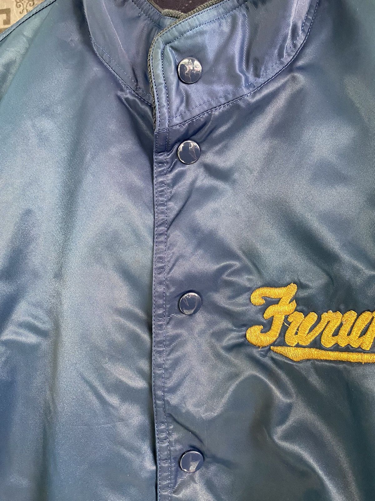 Vtg Rawling Bomber Jacket Button (L)