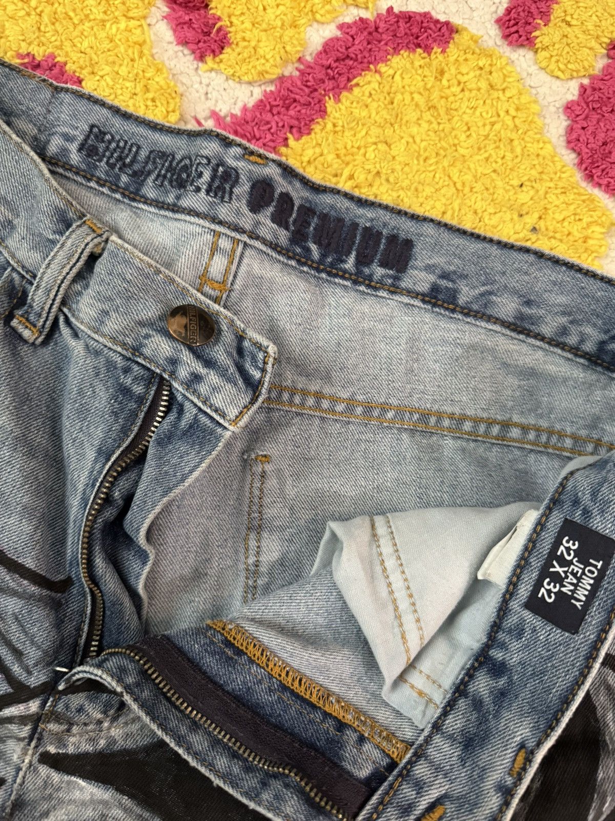 Tommy Hilfiger Demon slayer custom jeans Size US 32 / EU 48 - 3 Thumbnail