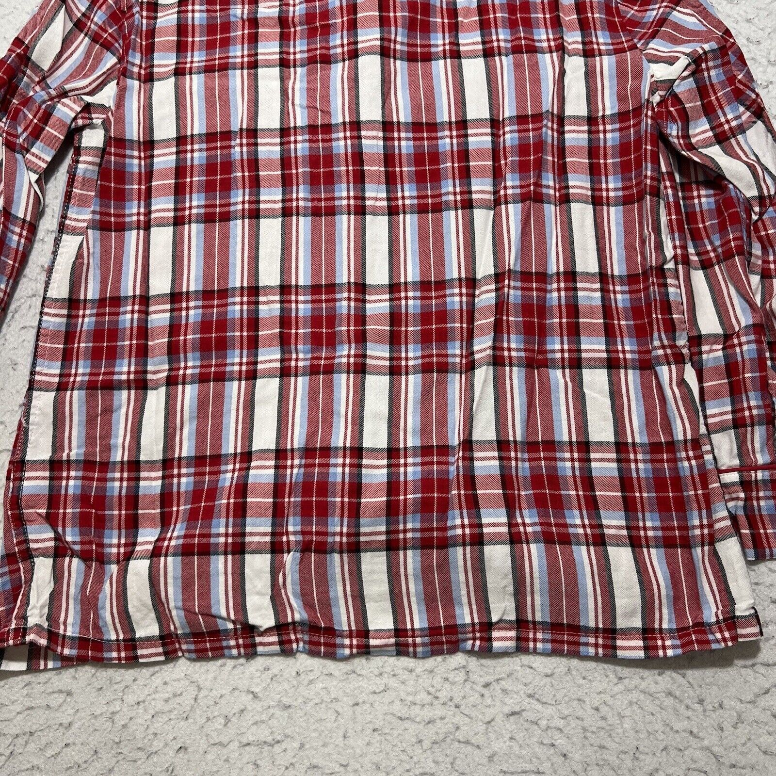 J.Crew J. Crew Button Up Flannel Collared Shirt Red Plaid Top Size XS / US 0-2 / IT 36-38 - 12 Thumbnail