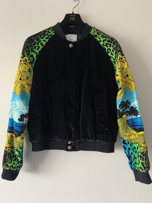 Versace velvet cheap baroque jacket