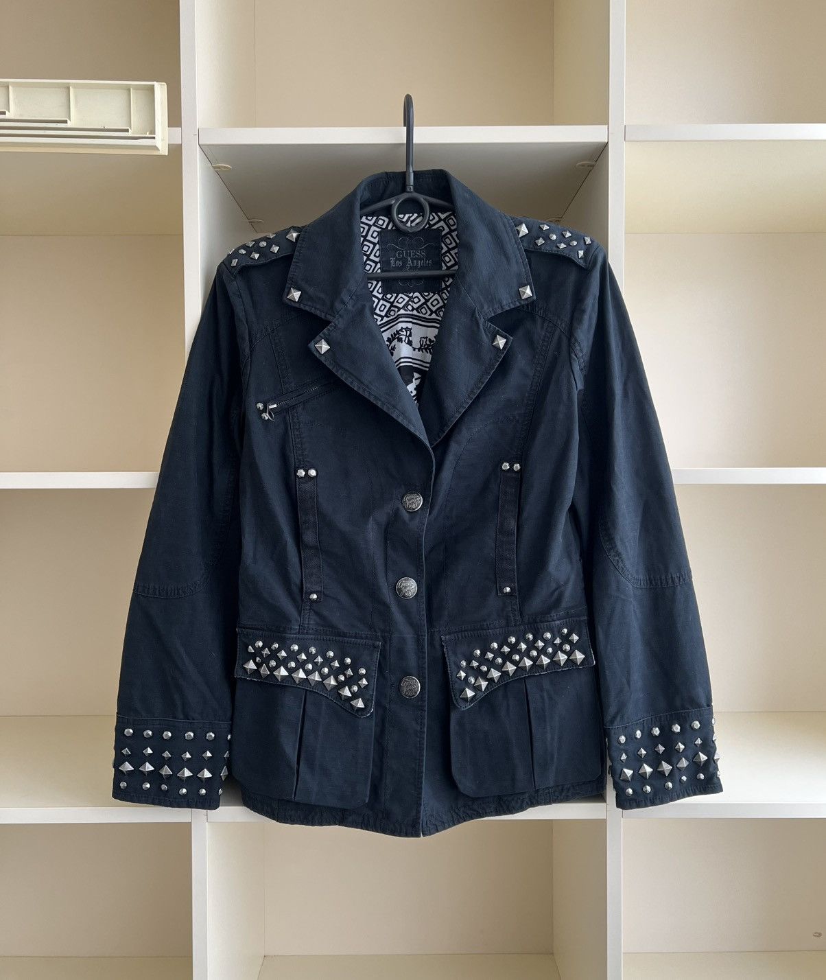 Vintage Guess Blazer Jacket Avant Garde Punk Style