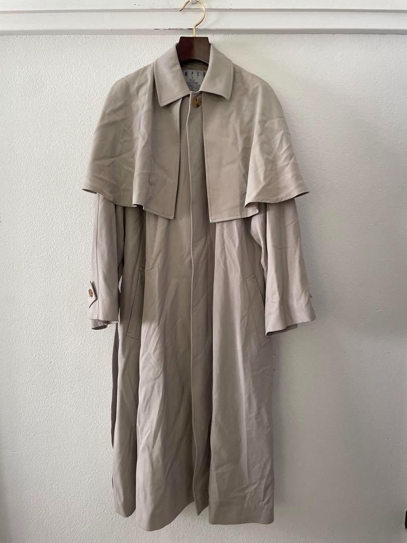 Yohji Yamamoto Yohji Yamamoto 1990s WOOL COATED Trench Coat Size US XXS / EU 40 - 1 Thumbnail