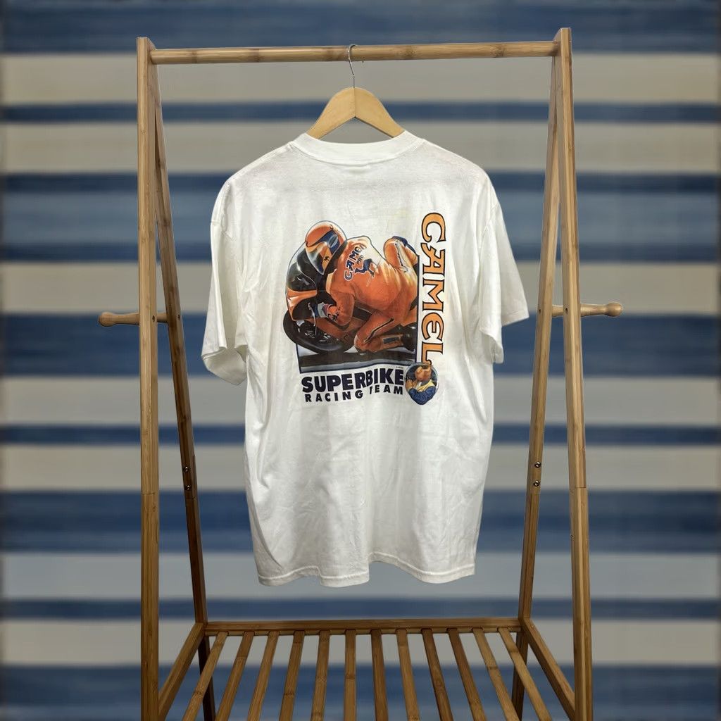 Camel VINTAGE 80s Signal Camel GT Racing Porsche Long Sleeve Shirt